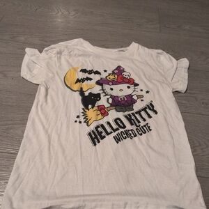 Hello Kitty Halloween Graphic Tee - White, Black, Purple, Yellow, Red